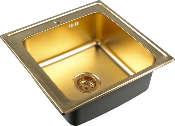 Мойка кухонная Zorg Inox PVD SZR-5050 bronze Sancos — Оригинал