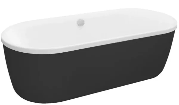 Акриловая ванна Cezares Metauro METAURO-Central-180-80-40-W-MATT 180x80 см, отдельностоящая, белая  Sancos — Оригинал
