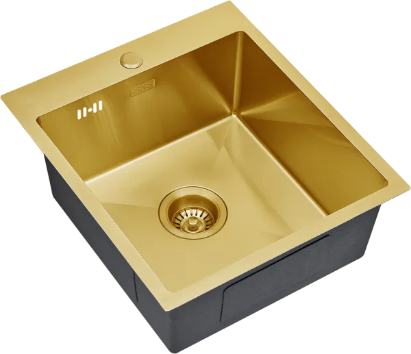 Мойка кухонная S.K.Sanitary SKS 4551 BRONZE с сифоном Sancos — Оригинал