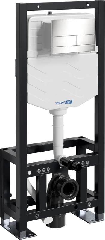 Система инсталляции для унитазов Wasserkraft Dill 61TLT.010.ME.BN04, с кнопкой смыва никель Sancos — официальный сайт