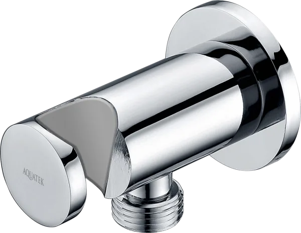 Шланговое подключение AQUATEK AQ2455CR, с держателем душа, хром Sancos — Оригинал