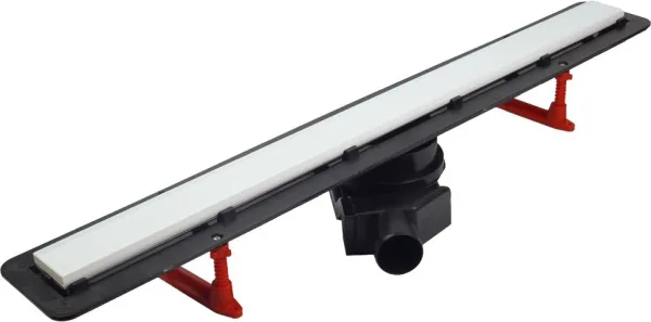 Душевой трап (лоток) Pestan Confluo Frameless Line 450, white glass Sancos — Оригинал