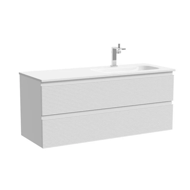 Тумба под раковину Sancos Folk 120 подвесная правая Bianco (белый), FL120RW Sancos — официальный сайт