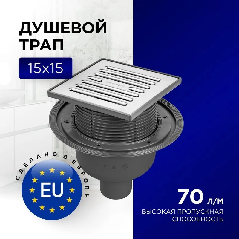 Душевой трап BETTOSERB с мультисифоном Sancos — официальный сайт