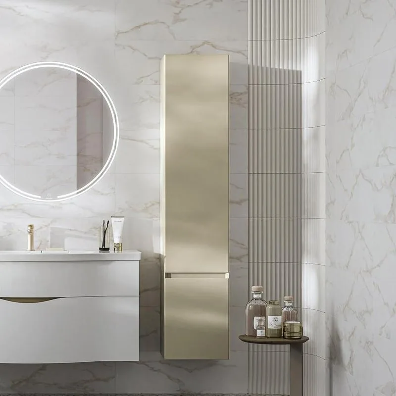 Шкаф-пенал для ванной KERAMA MARAZZI Cubo 165 R лимо матовый Sancos — официальный сайт