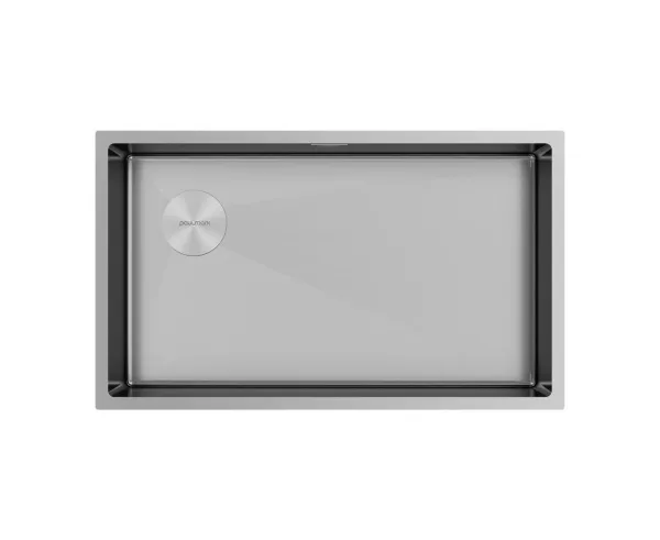 Мойка кухонная Paulmark Next-Skew 74-L UNI, PM887444-L-BS брашированная нержавеющая сталь Sancos — Оригинал