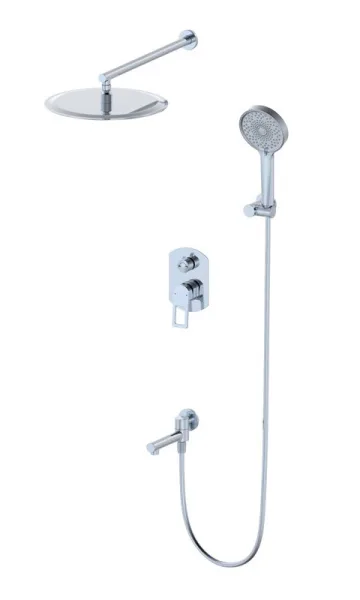 Душевой комплект Wonzon & Woghand WW-88939010-CR, С ВНУТРЕННЕЙ ЧАСТЬЮ, хром Sancos — Оригинал