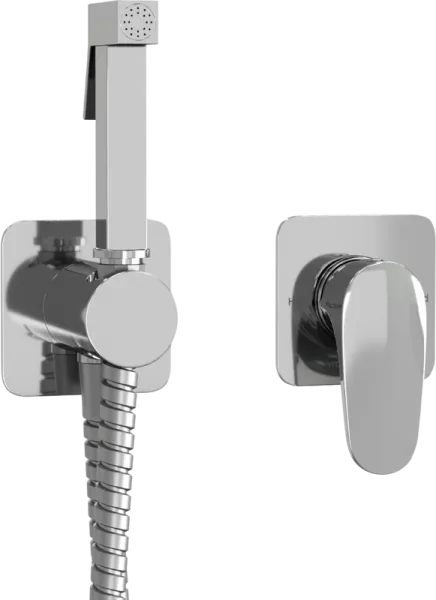 Гигиенический душ Wasserkraft Weida A3151.271.057.136 со смесителем, С ВНУТРЕННЕЙ ЧАСТЬЮ, хром Sancos — Оригинал