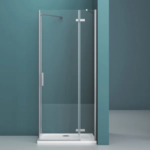 Душевая дверь в нишу BelBagno Kraft B-12-60/20-C-Cr R Sancos — Оригинал