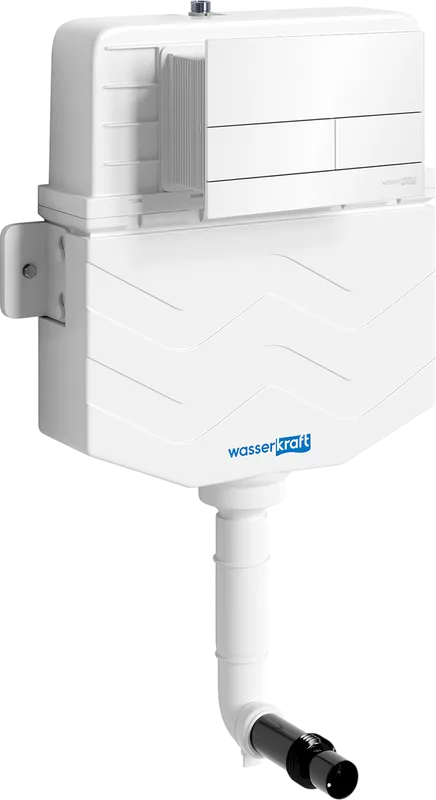 Смывной бачок скрытого монтажа Wasserkraft Aller 10TLT.031.ME.WH04, с кнопкой смыва белой Sancos — официальный сайт