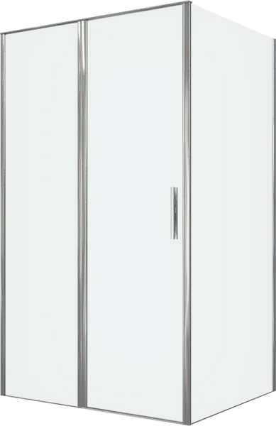 Душевой уголок Allen Brau Priority 120x80, профиль хром, стекло прозрачное Sancos — Оригинал