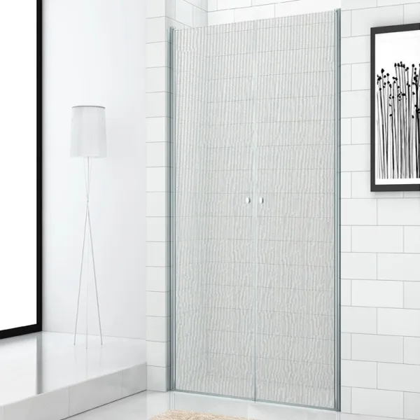 Душевая дверь в нишу Cezares Eco ECO-O-B-2-90-P-Cr стекло punto Sancos — Оригинал