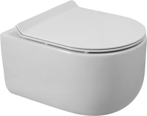 Унитаз подвесной BelBagno Soft BB084CH-TOR BB2111SC с микролифтом, безободковый, белый Sancos — Оригинал