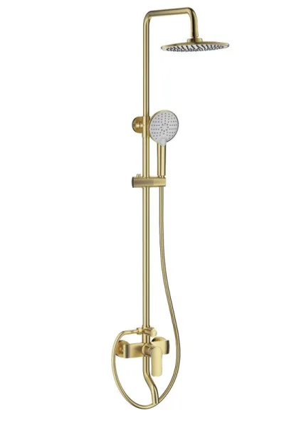 Душевая стойка Wonzon & Woghand Line WW-AE3354-BG, брашированное золото Sancos — Оригинал