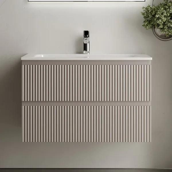 Тумба с раковиной Sancos Snob R 80 см, doha soft Sancos — Оригинал
