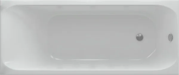 Акриловая ванна AQUATEK Альфа ALF170-0000062 170x70 см, пристенная, белая, с каркасом Sancos — Оригинал