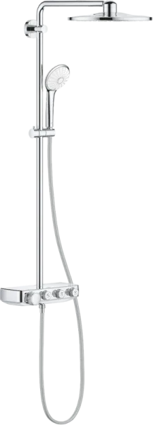 Душевая стойка Grohe Euphoria SmartControl 310 Duo 26507000, с термостатом Sancos — Оригинал