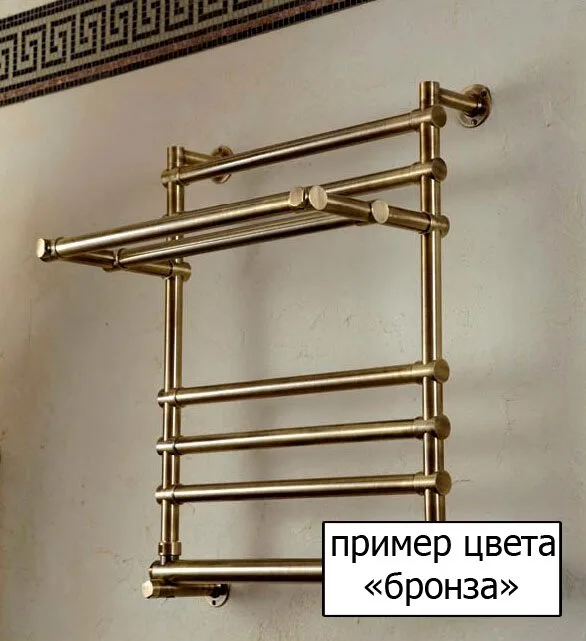 Полотенцесушитель водяной Margaroli Vento 400OB, бронза Sancos — официальный сайт