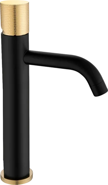 Смеситель для раковины Boheme Stick 122-BG.2 black touch gold Sancos — Оригинал