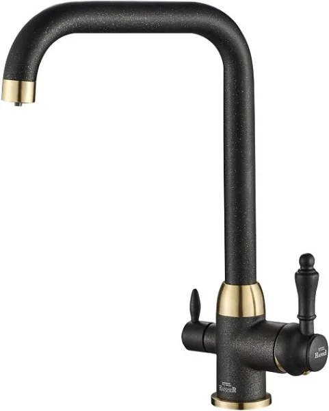 Смеситель для кухни Steel Hammer SH 725 BLACK BR Sancos — Оригинал