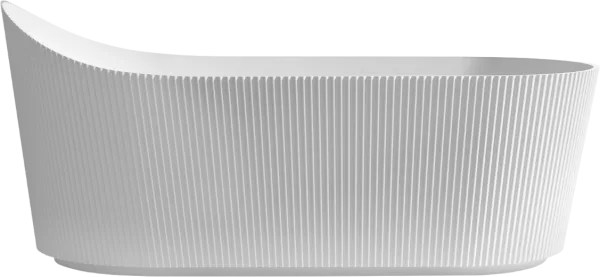 Акриловая ванна Abber AB9445MW 170x80 см, отдельностоящая, белая матовая, овальная, с каркасом, со с Sancos — Оригинал