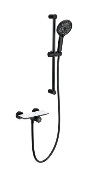 Термостатический смеситель Wonzon & Woghand WW-B2052-A-MB для душа, матовый черный Sancos — Оригинал