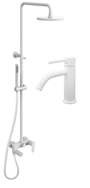 Комплект для ванной Paffoni Light KITCOL632BO71 белый матовый Sancos — Оригинал