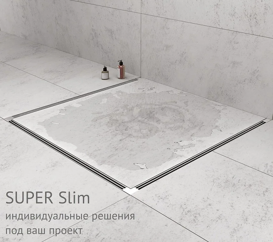 Душевой трап (лоток) Berges Super Slim 090053, 70 см Sancos — официальный сайт
