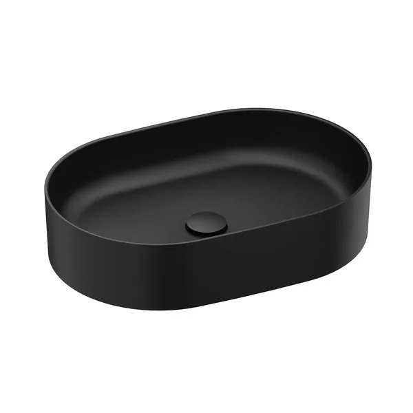 Накладная раковина Ravak Ceramic O Slim 55, черная матовая Sancos — Оригинал