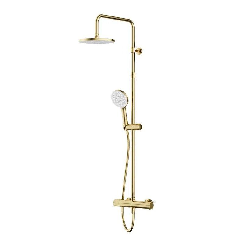 Душевая стойка AM.PM X-Joy F0785A499, золото Sancos — официальный сайт