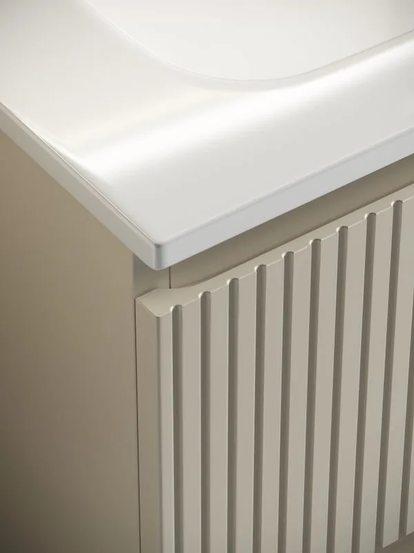 Тумба с раковиной Sancos Snob T 120 см, beige soft, раковина CN7016 Sancos — официальный сайт