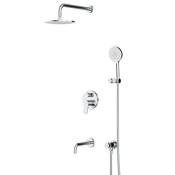 Душевой комплект AM.PM X-Joy FB85A3RH30 С ВНУТРЕННЕЙ ЧАСТЬЮ, хром Sancos — Оригинал