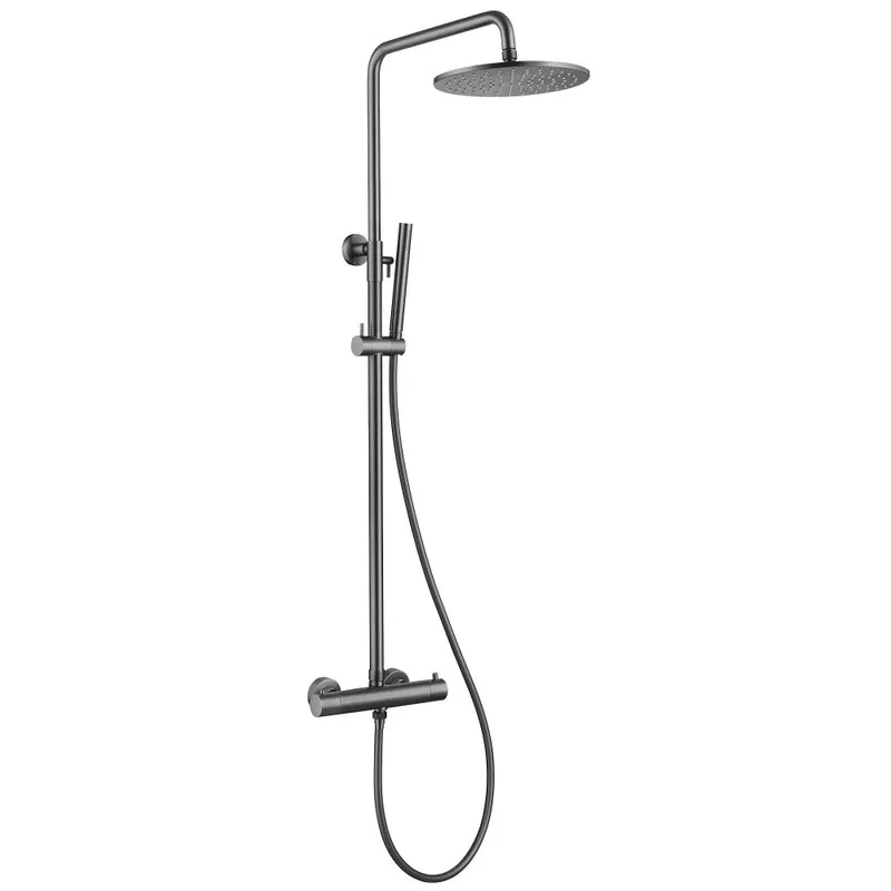 Душевая стойка Abber Wasser Kreis AF8160NG, никель Sancos — официальный сайт