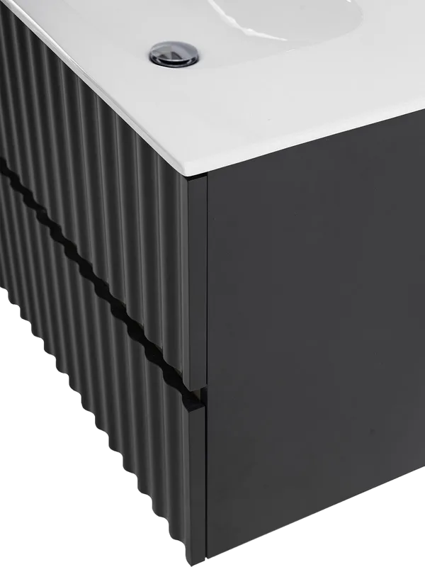 Тумба под раковину без столешницы Art&Max Elegant 80 подвесная, серая матовая Sancos — официальный сайт