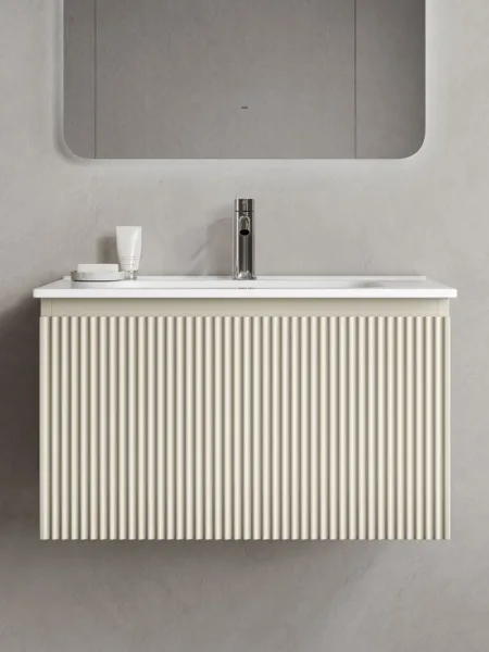 Тумба под раковину Sancos Snob R 1.0 70 подвесная Beige soft (капучино), SNR1.070CE Sancos — Оригинал