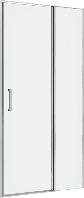 Душевая дверь в нишу Abber Sonnenstrand AG04110S 110 см, профиль хром, стекло прозрачное Sancos — официальный сайт