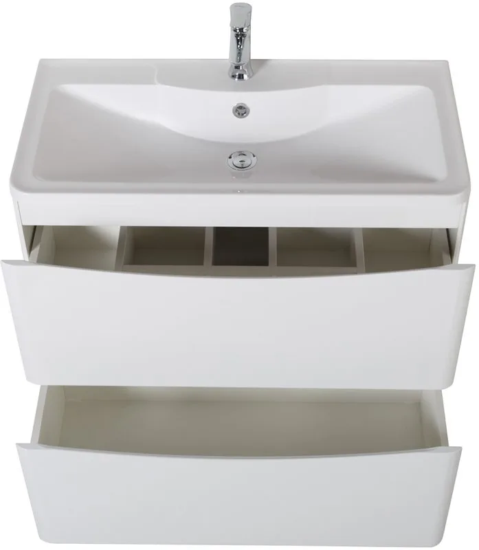 Тумба под раковину без столешницы BelBagno Acqua 80 напольная, bianco lucido Sancos — официальный сайт