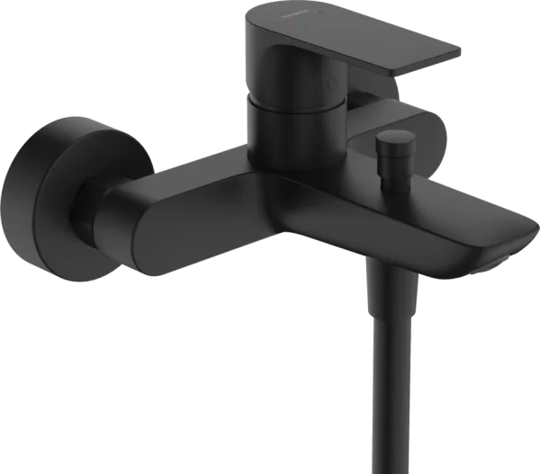 Смеситель для ванны с душем Hansgrohe Rebris E 72450670, черный матовый Sancos — Оригинал