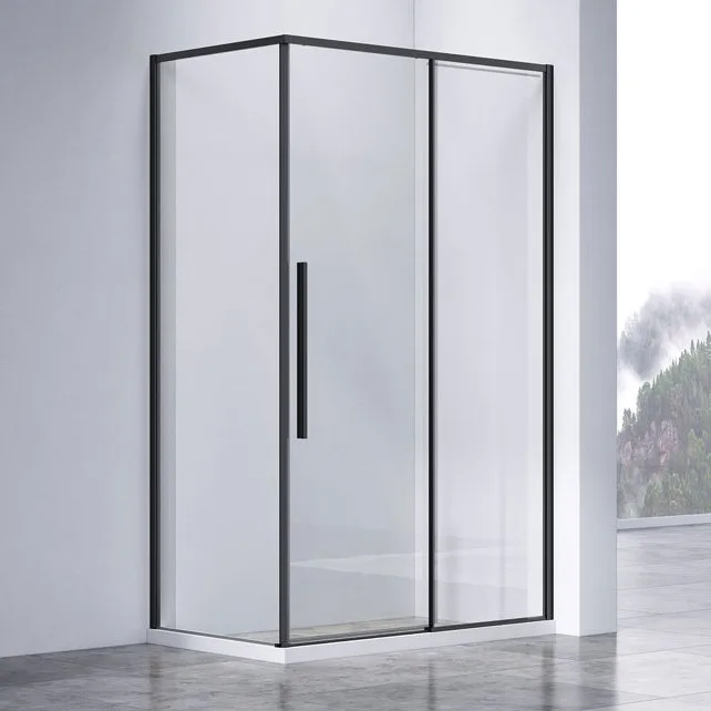 Душевой уголок Vincea Slim-N VSR-4SN9014CLB 140х90 см, профиль черный Sancos — официальный сайт