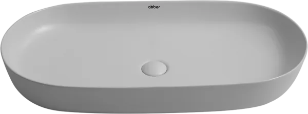 Накладная раковина Abber Bequem AC2110MLG матовая светло-серая Sancos — Оригинал