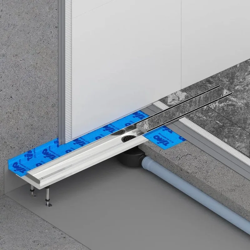 Душевой трап (лоток) Timo Drain Systems DS230206/01 600 двусторонняя панель plate под плитку, сатин Sancos — официальный сайт