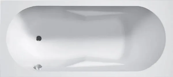 Акриловая ванна Riho Bathtubs Lazy B083001005 L без опоры 180x80 см, левая, пристенная, еurowhite Sancos — Оригинал