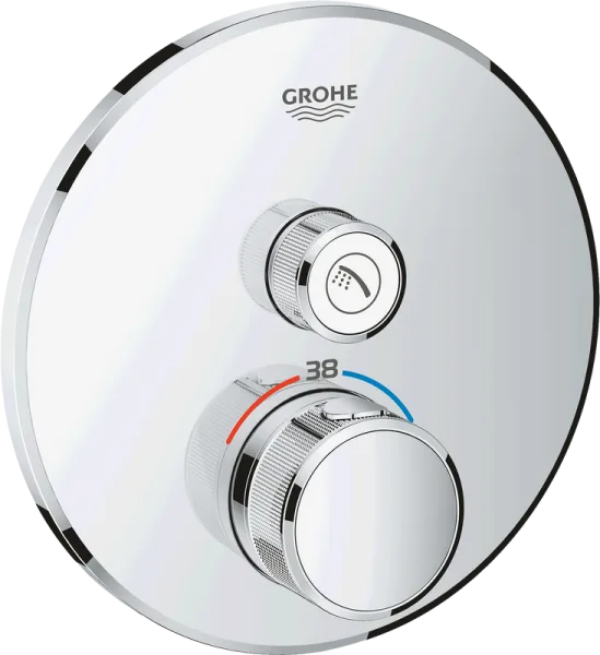 Термостатический смеситель встраиваемый Grohe Grohtherm SmartControl 29118000 для душа Sancos — Оригинал