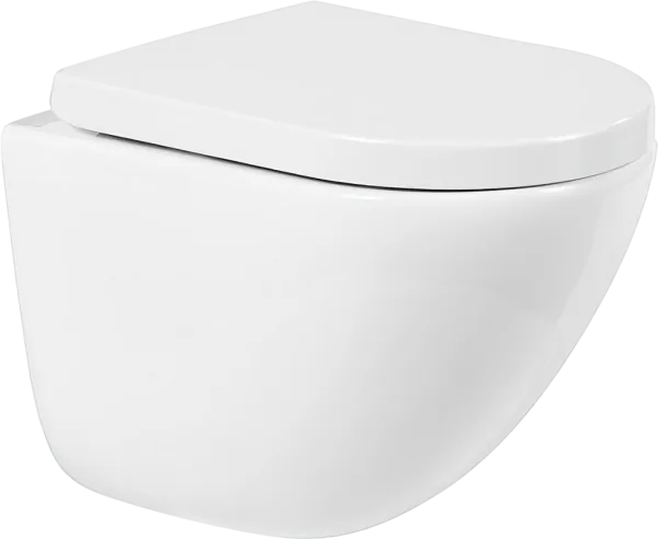 Унитаз подвесной BelBagno Amanda BB051CHR с микролифтом, безободковый BB865SC Sancos — Оригинал