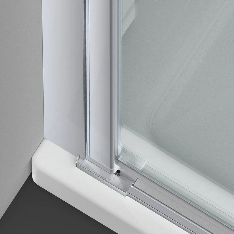 Душевая дверь в нишу Vincea Alpha VDP-3AL850CL 85 см, стекло прозрачное, хром Sancos — официальный сайт