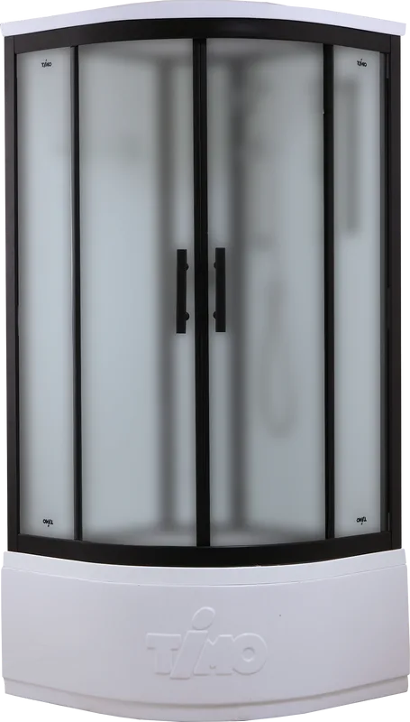 Душевая кабина Timo Standart T-6600BF Black Fabric с высоким поддоном Sancos — официальный сайт