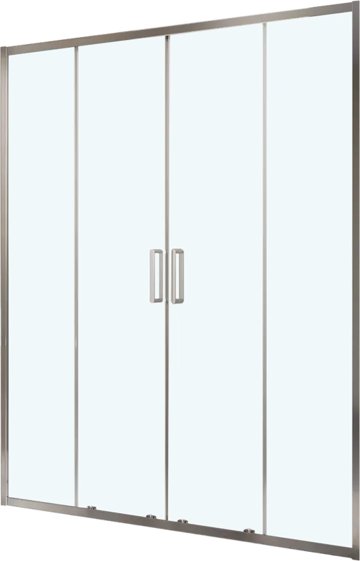 Душевая дверь в нишу BelBagno Luce BF-2-160-C-Cr профиль хром, стекло прозрачное Sancos — официальный сайт