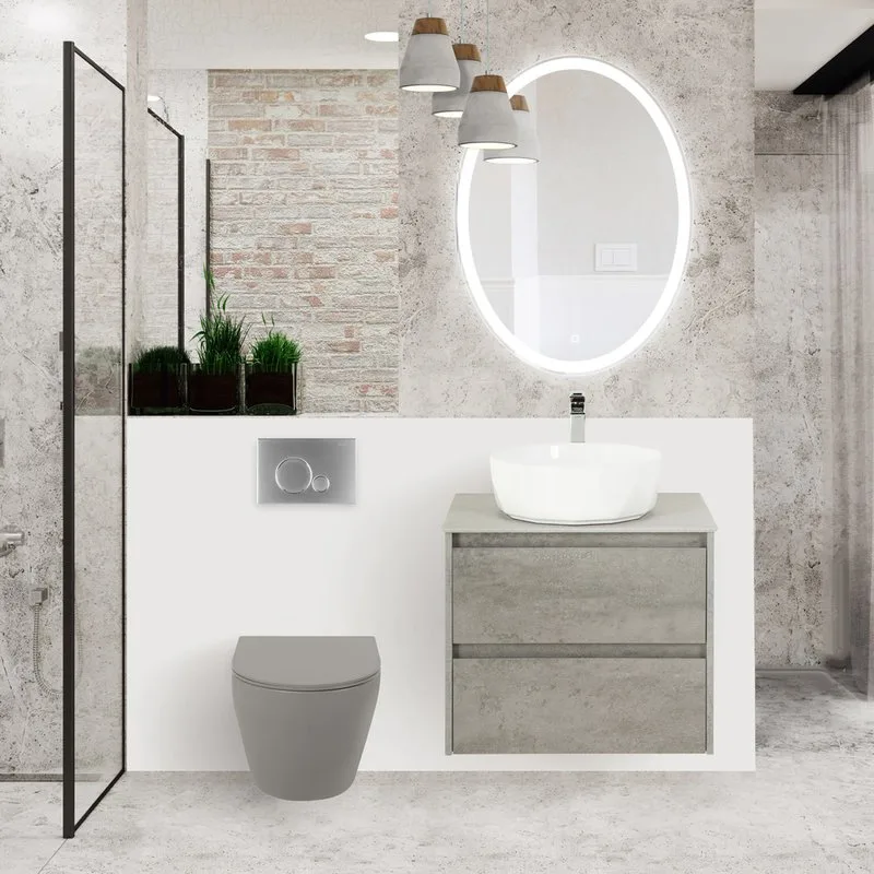 Унитаз подвесной BelBagno Colorato BB062CHR-GR Sancos — официальный сайт