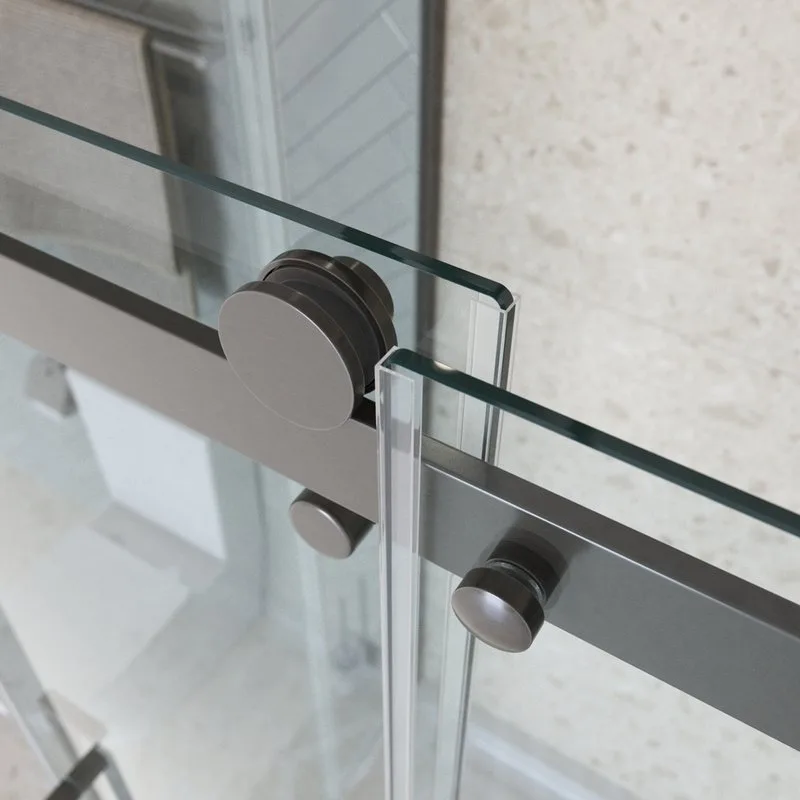 Душевой уголок BelBagno Marino 2 AH-1-150/80-C-GM 150x80, профиль оружейная сталь, стекло прозрачное Sancos — официальный сайт