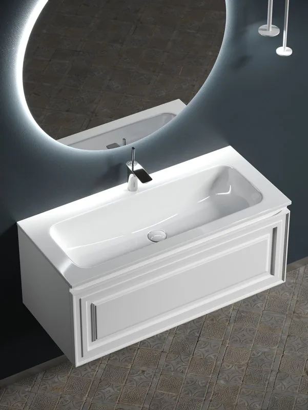 Тумба с раковиной Sancos Very 100 bianco Sancos — официальный сайт